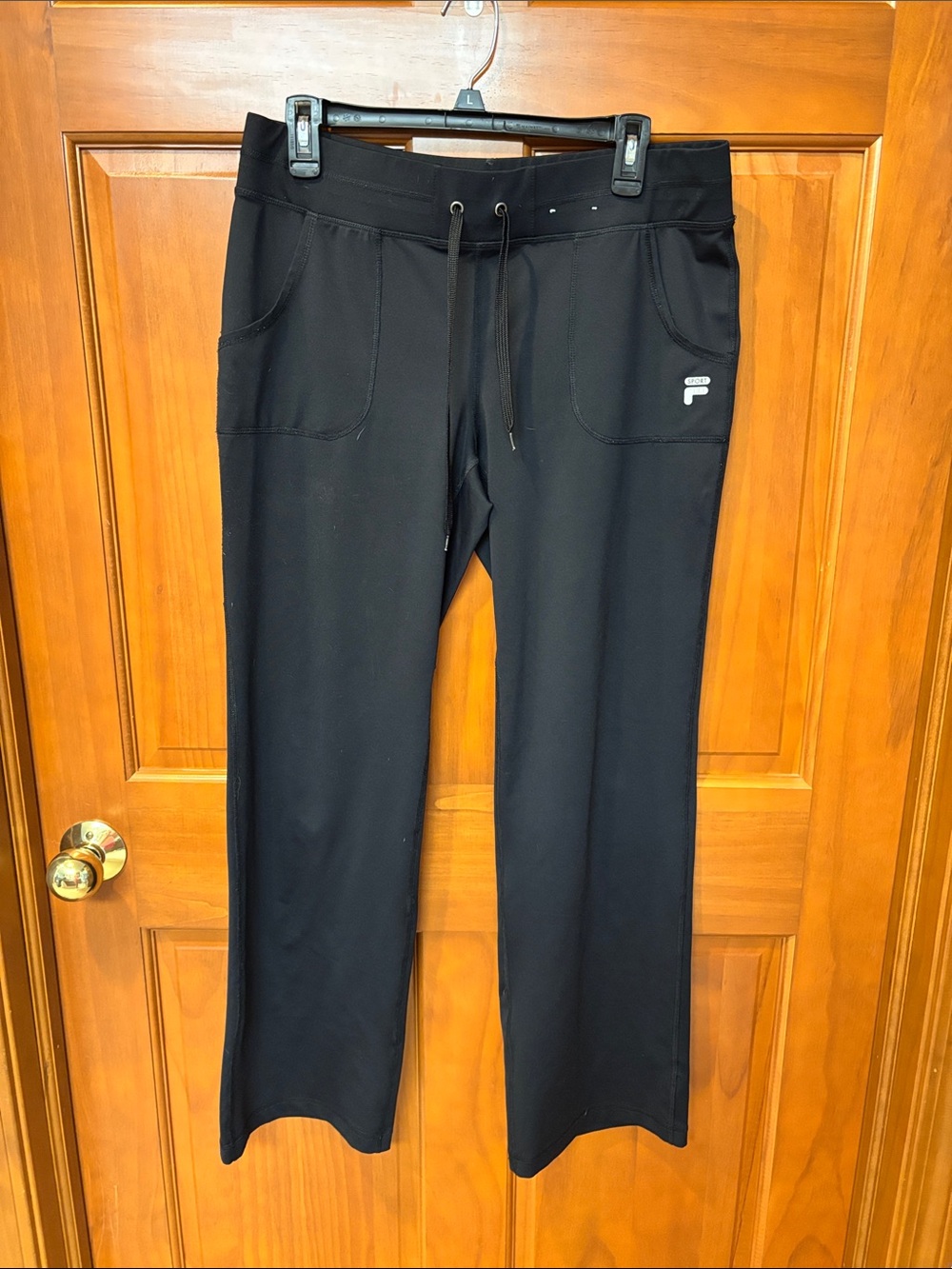 FILA Men’s Black Drawstring Jogger Pants